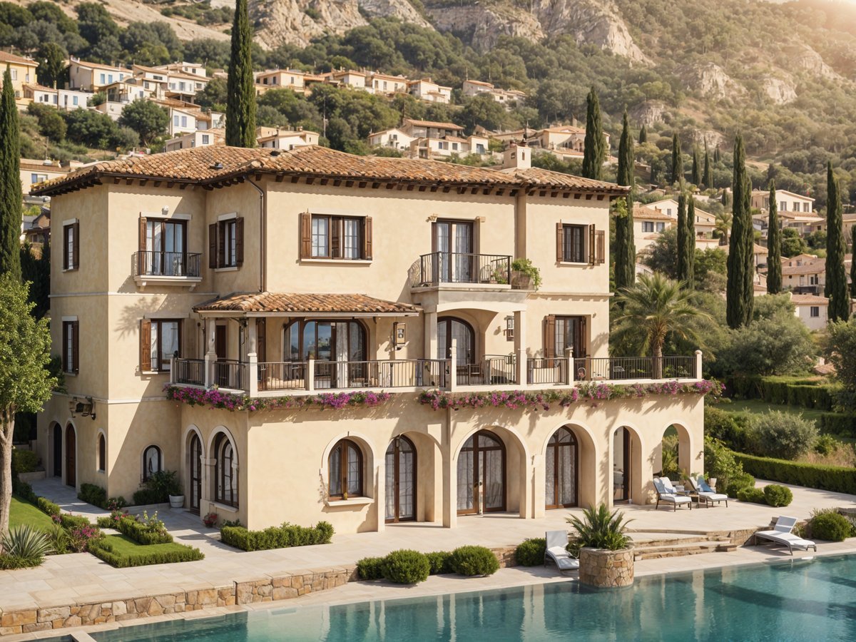 Mediterranean house with garden and pool