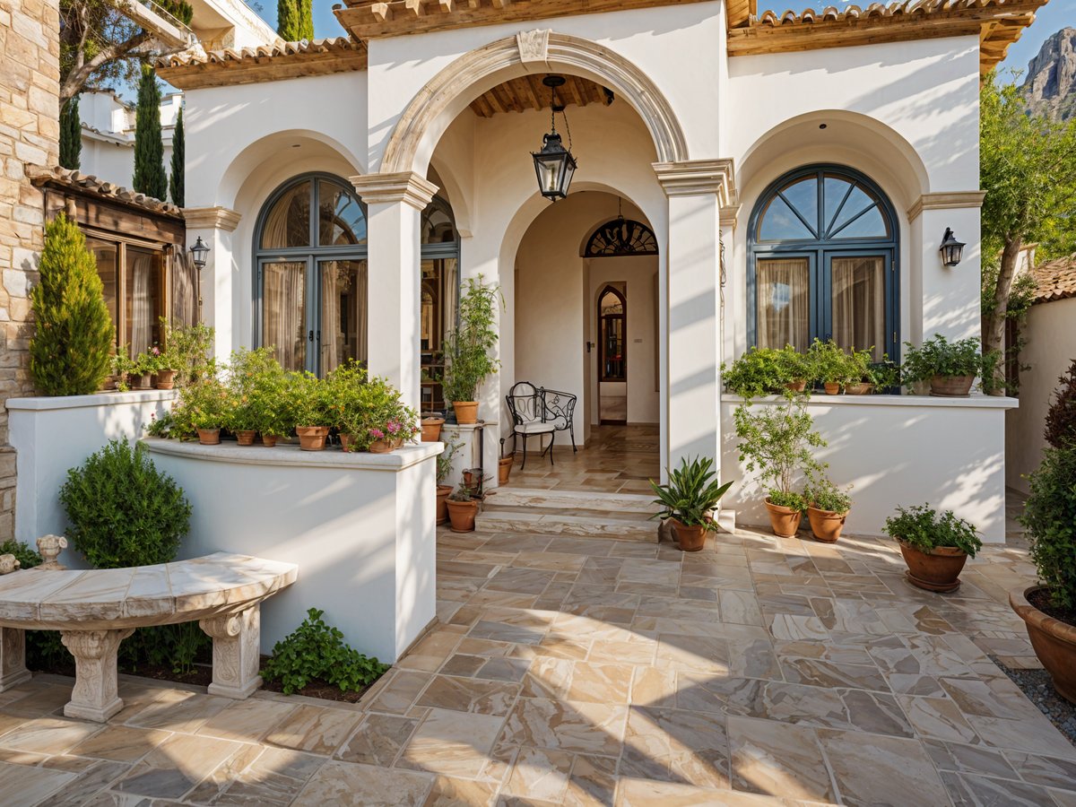 Mediterranean house with garden and patio