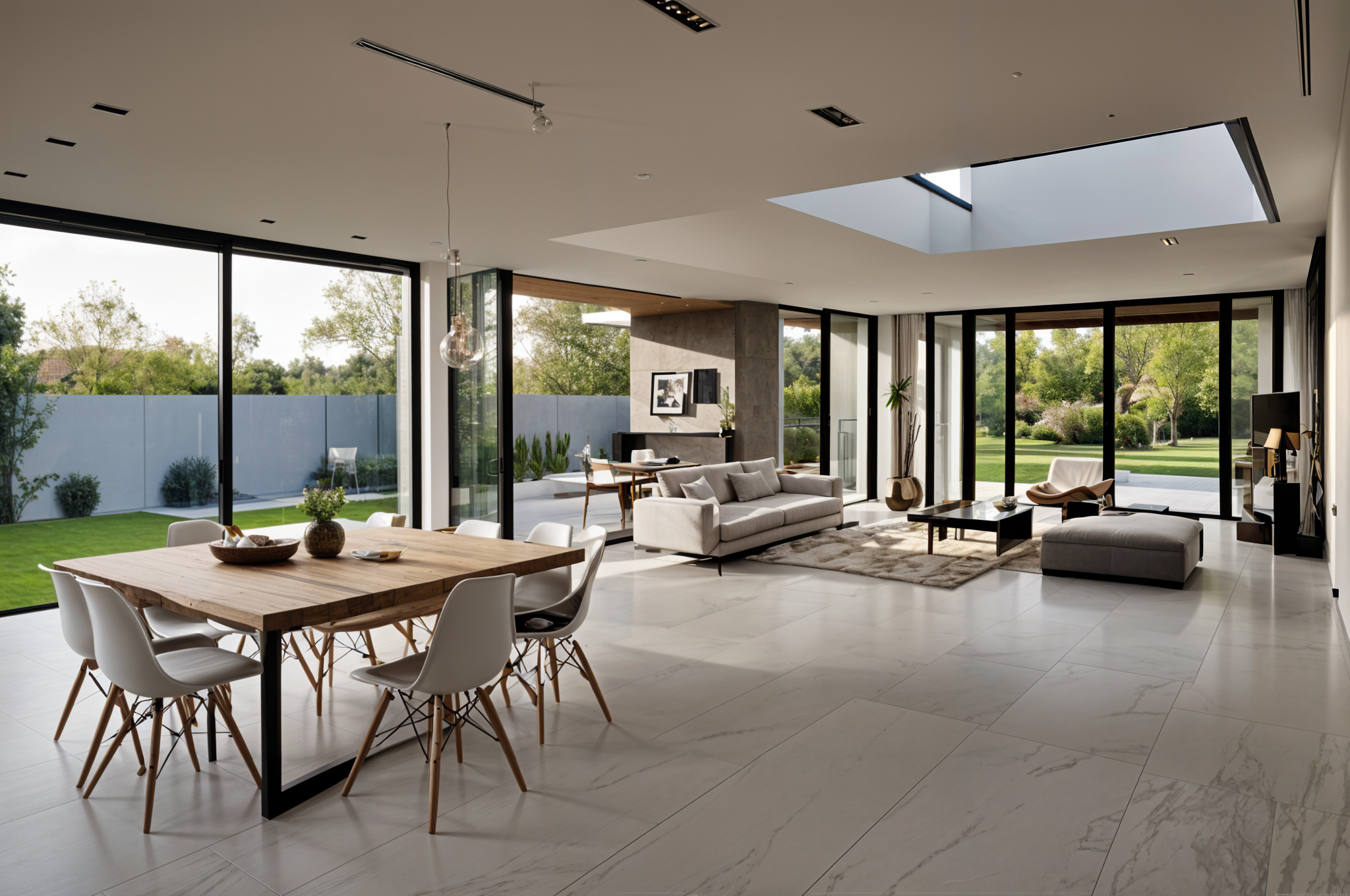 Modern House Exterior with Open Floor Plan - Design Ideas AI